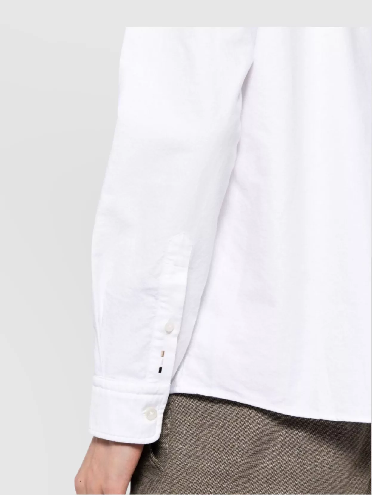 Boss Relaxed Shirt Cotton Buttoned Cuffs