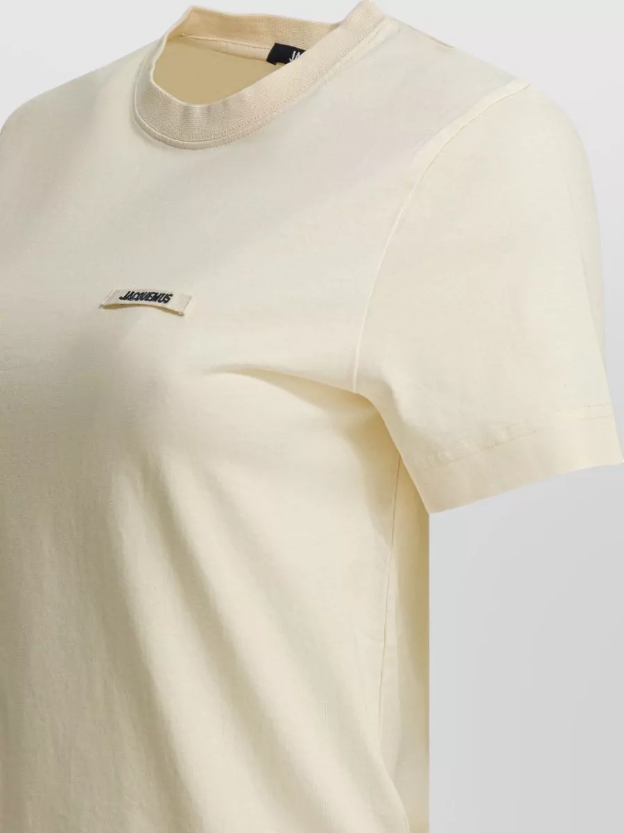 Jacquemus Gros Grain Signature Short Sleeve T Shirt