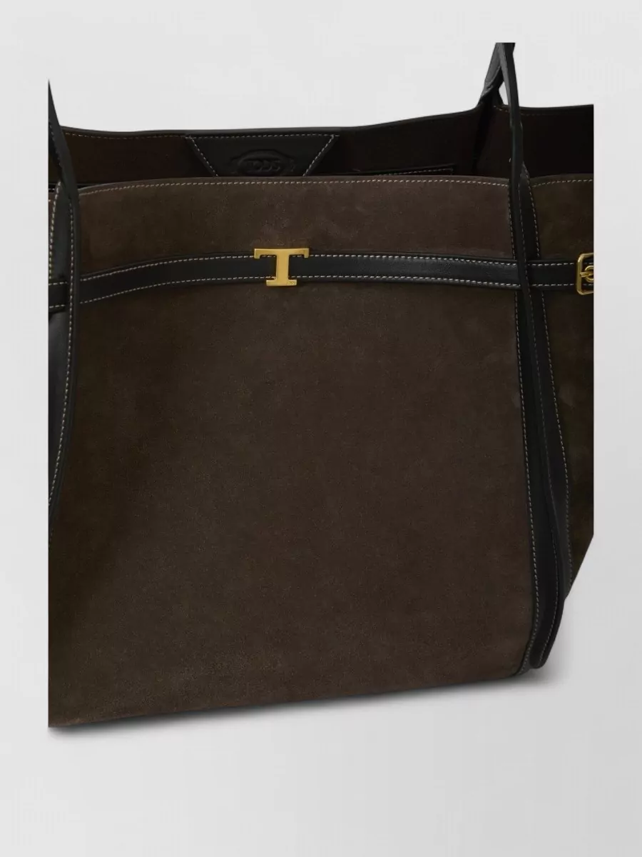 Tod's t timeless medium leather tote bag
