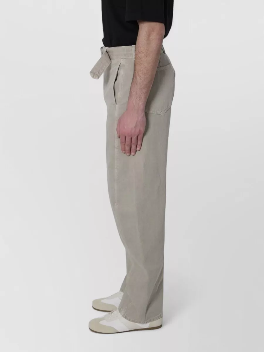 Lemaire Denim Mid-Rise Wide-Leg Trousers