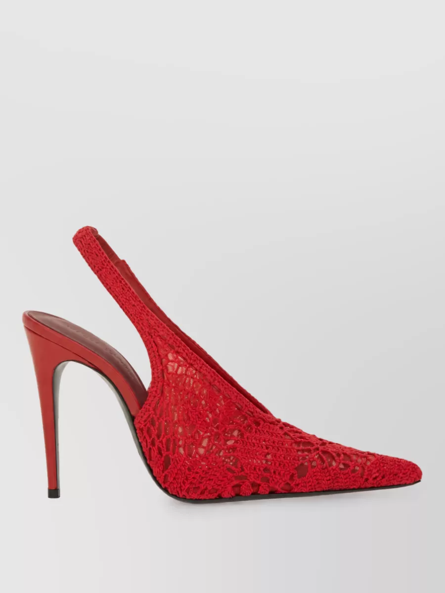 Magda Butrym Crochet Slingback Mules