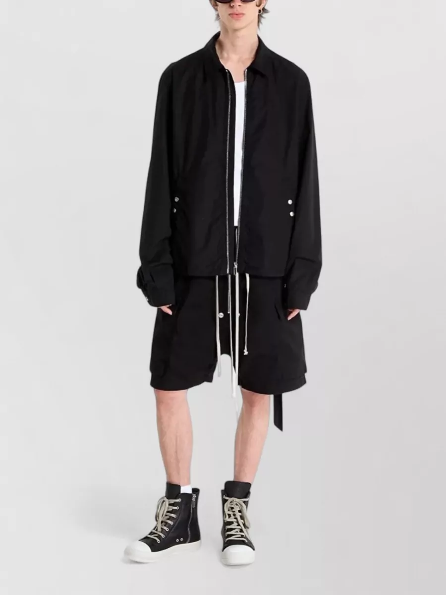 Rick Owens Drkshdw Cotton Knee-Length Relaxed-Fit Cargo Shorts