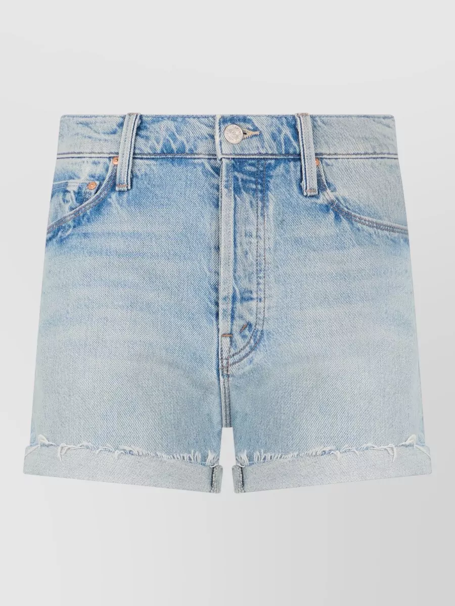 Mother Denim High-Rise Short Shorts