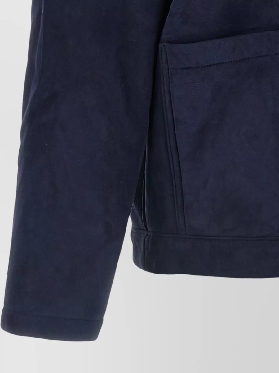 Giorgio Brato Leather Single Breasted Coat