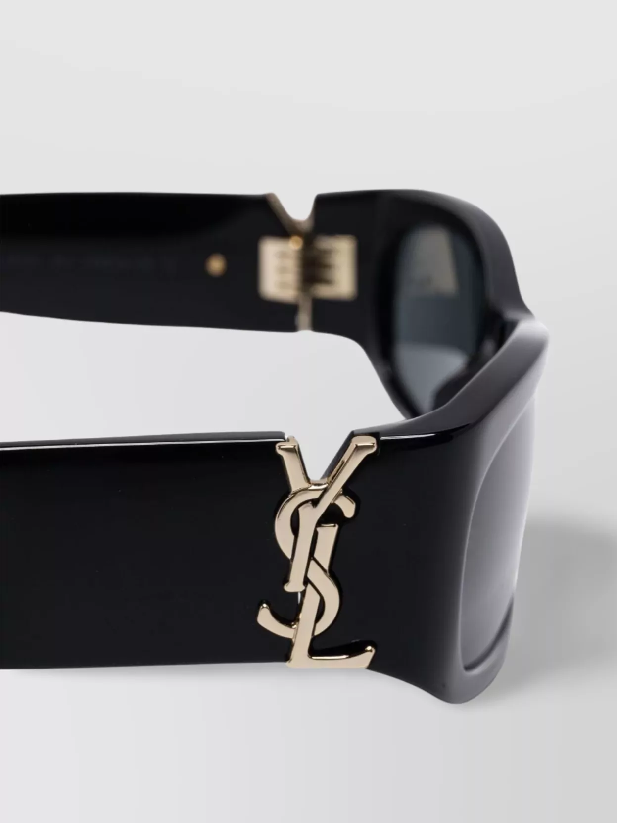 Saint Laurent Rectangle Frame Sunglasses Thick Temples