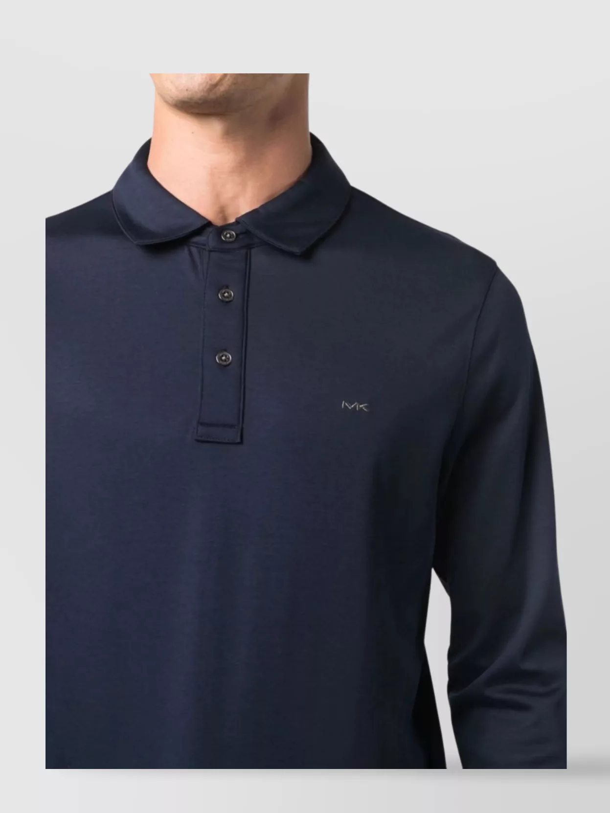 Michael Kors Polo Shirt With Long Sleeves And Collar