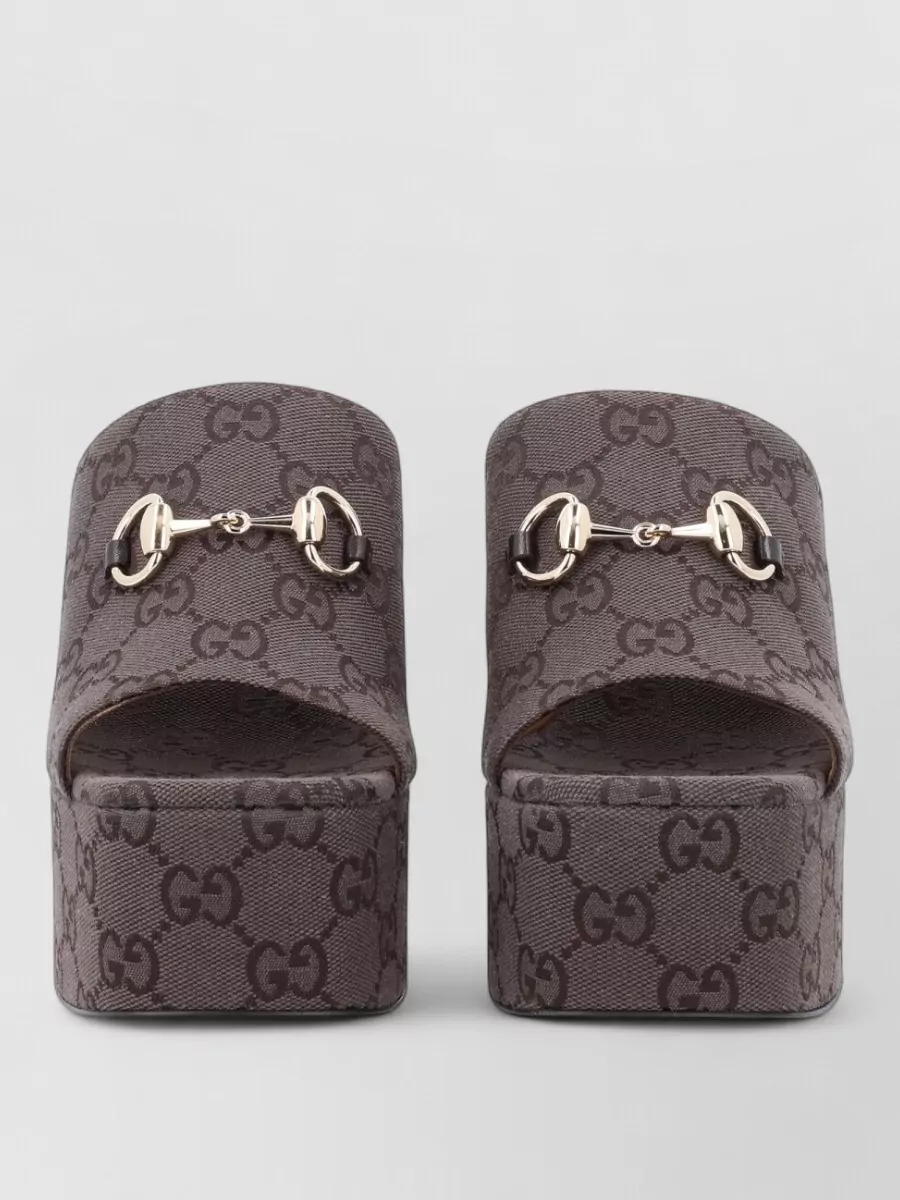 Gucci wedge mules