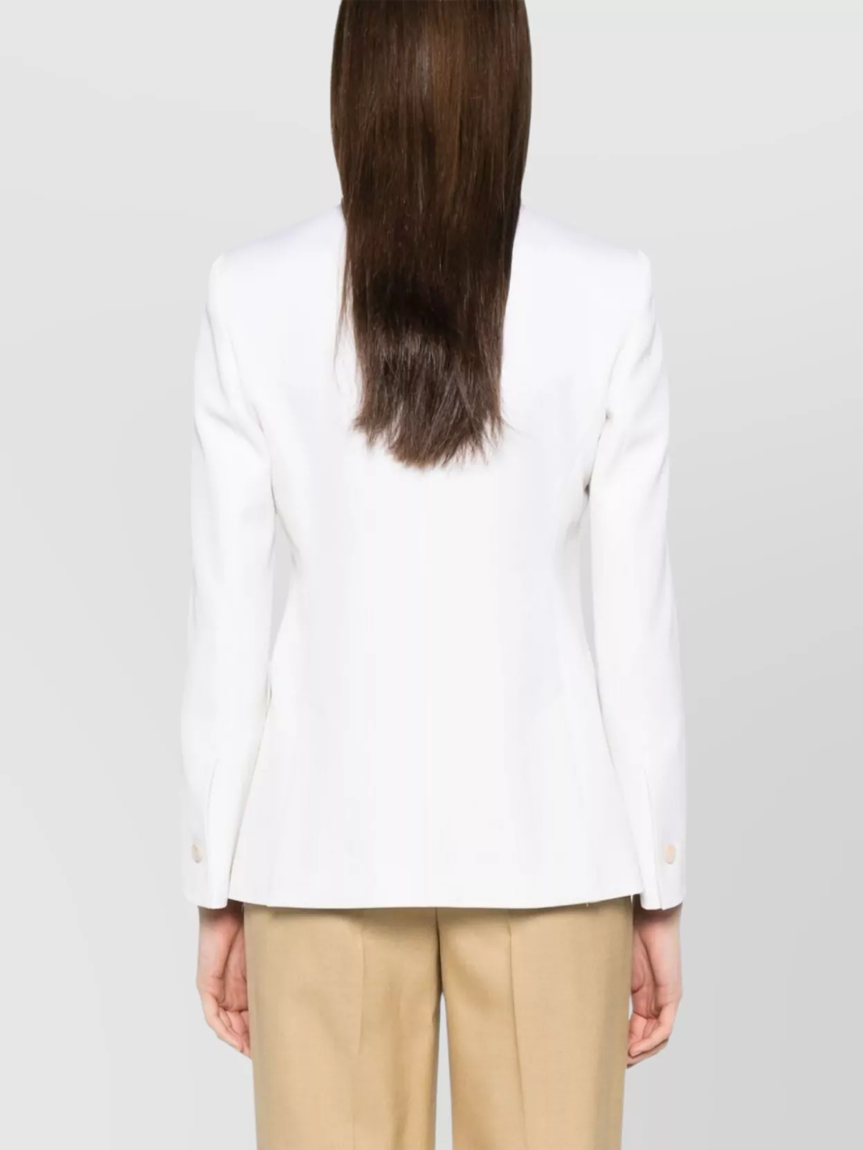 Max Mara Tailored Jacket With Notched Lapels And Rear Vents