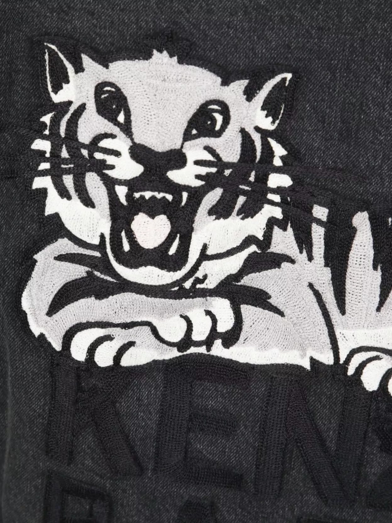 Kenzo Tiger Print Jacket Embroidered Design