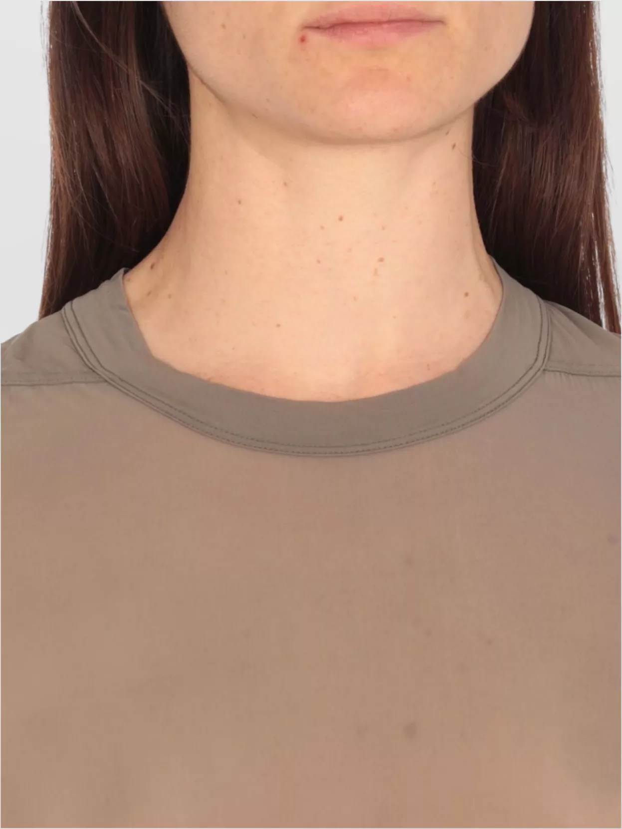 Rick Owens Crew Neck Sheer Fabric Lightweight Stretchy