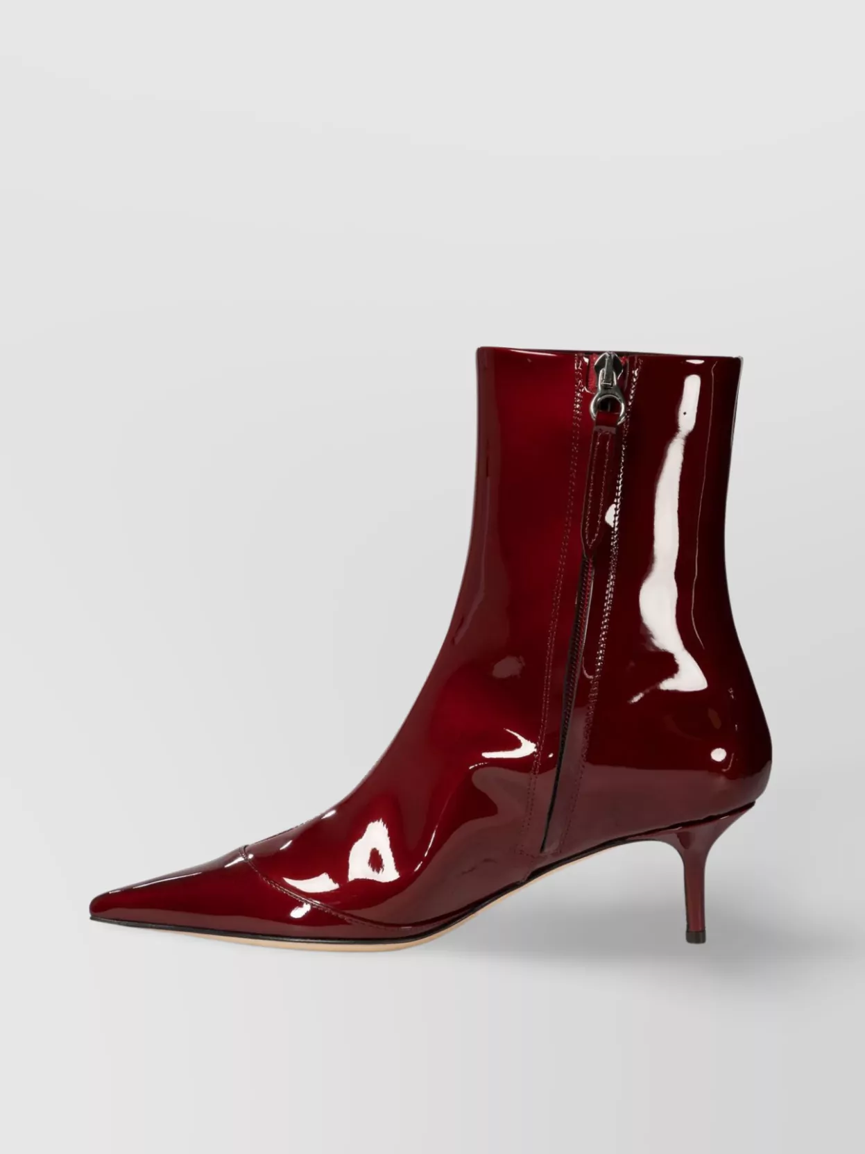 Aeyde "Roe" Ankle Boots In Patent Leather