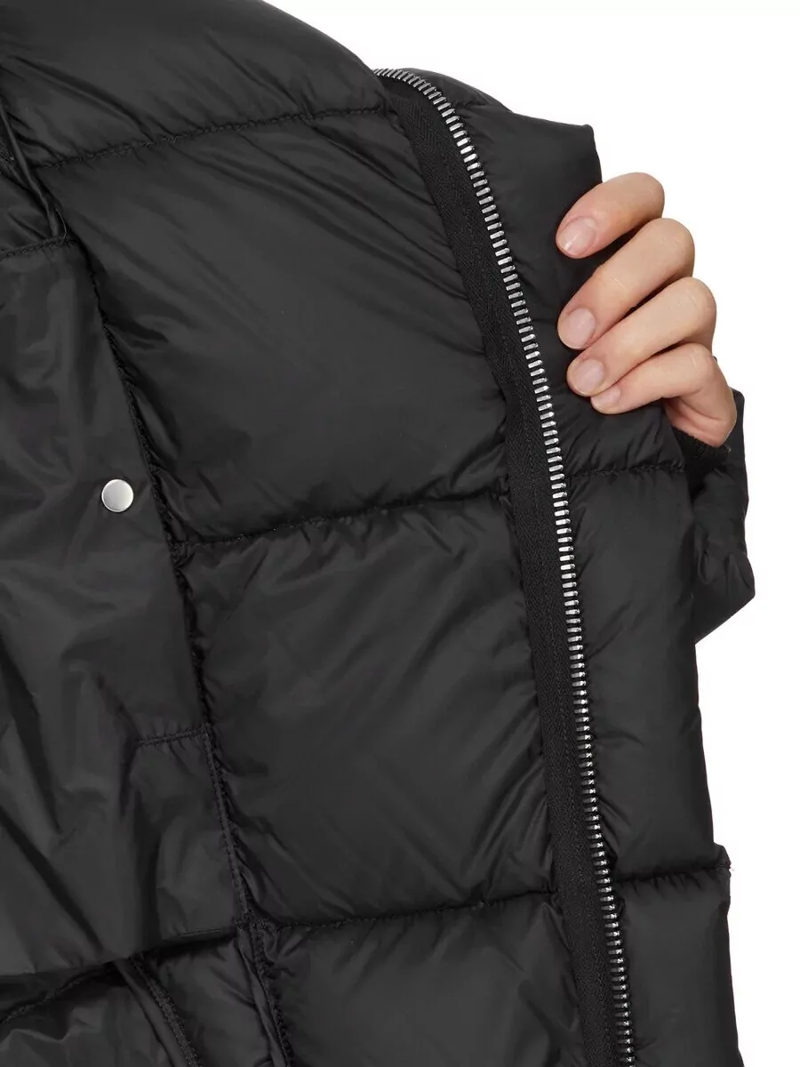 Rick Owens Down Quilted Asymmetric Puffer Jacket