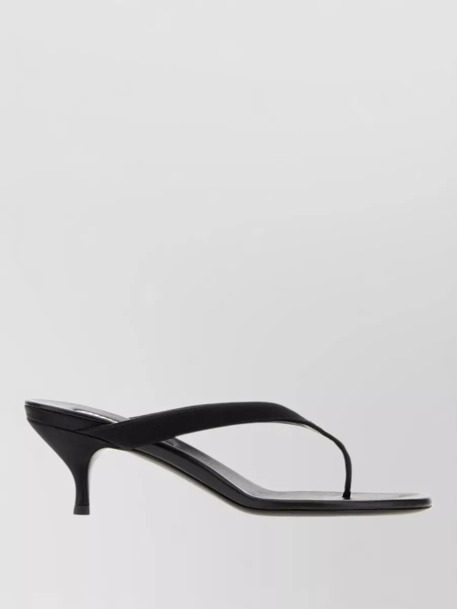 Miu Miu Satin Thong Sandals