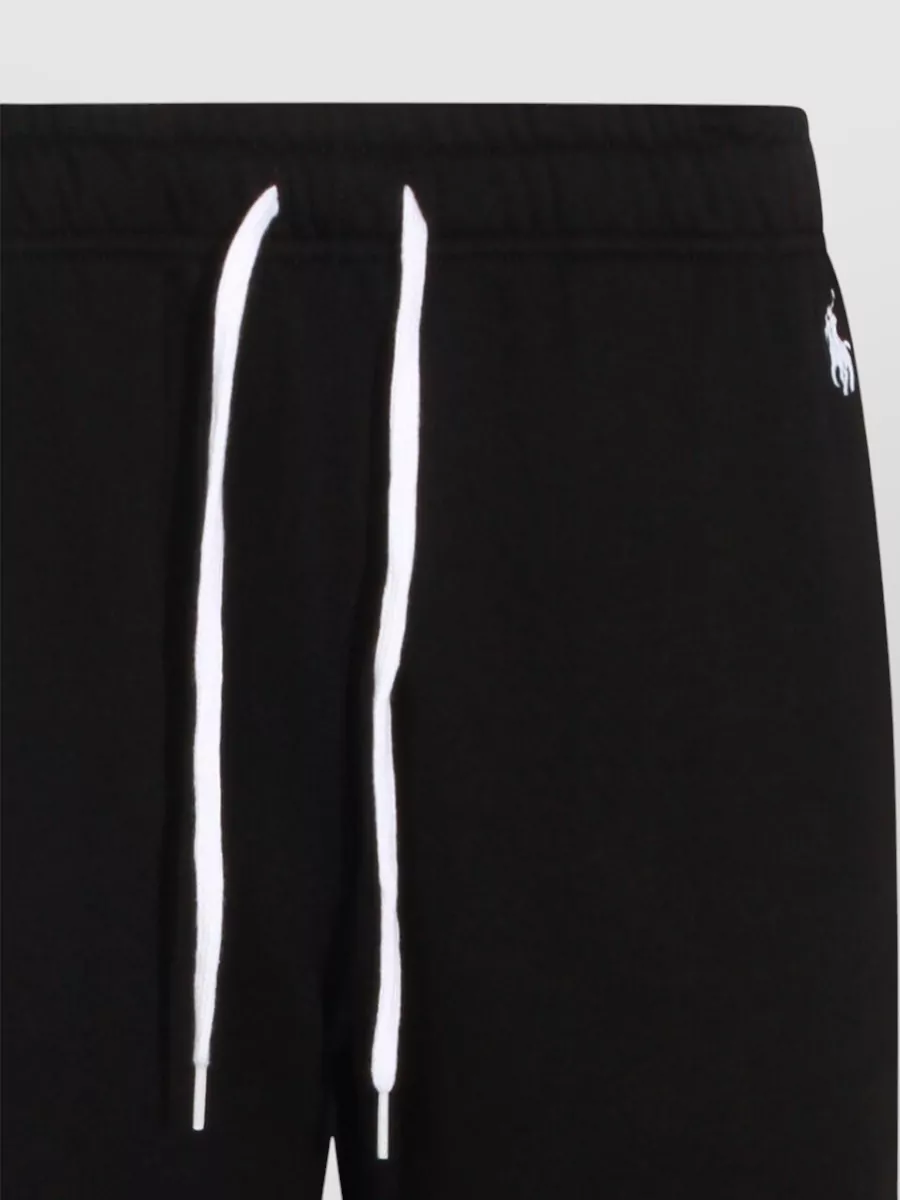 Polo Ralph Lauren Comfortable Trousers Featuring Elastic Waistband In Black