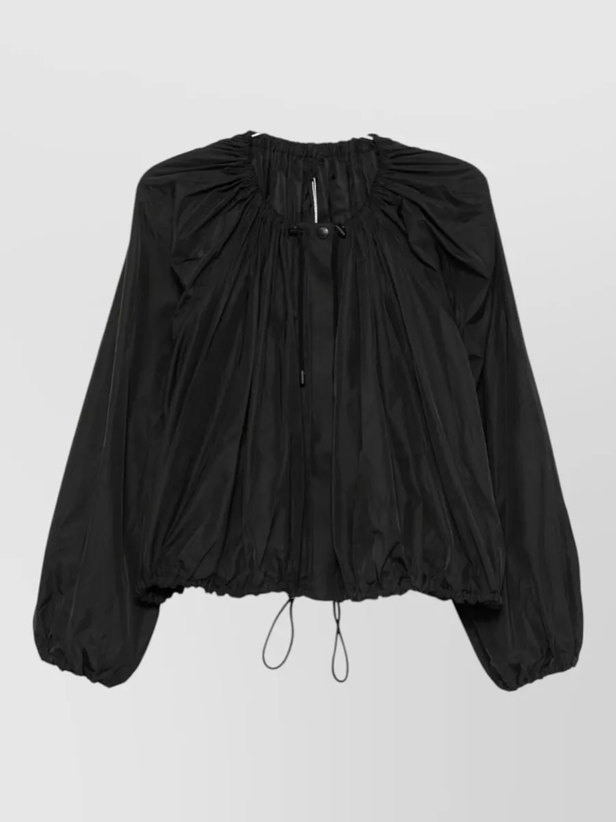 Totême gathered long-sleeve blouse