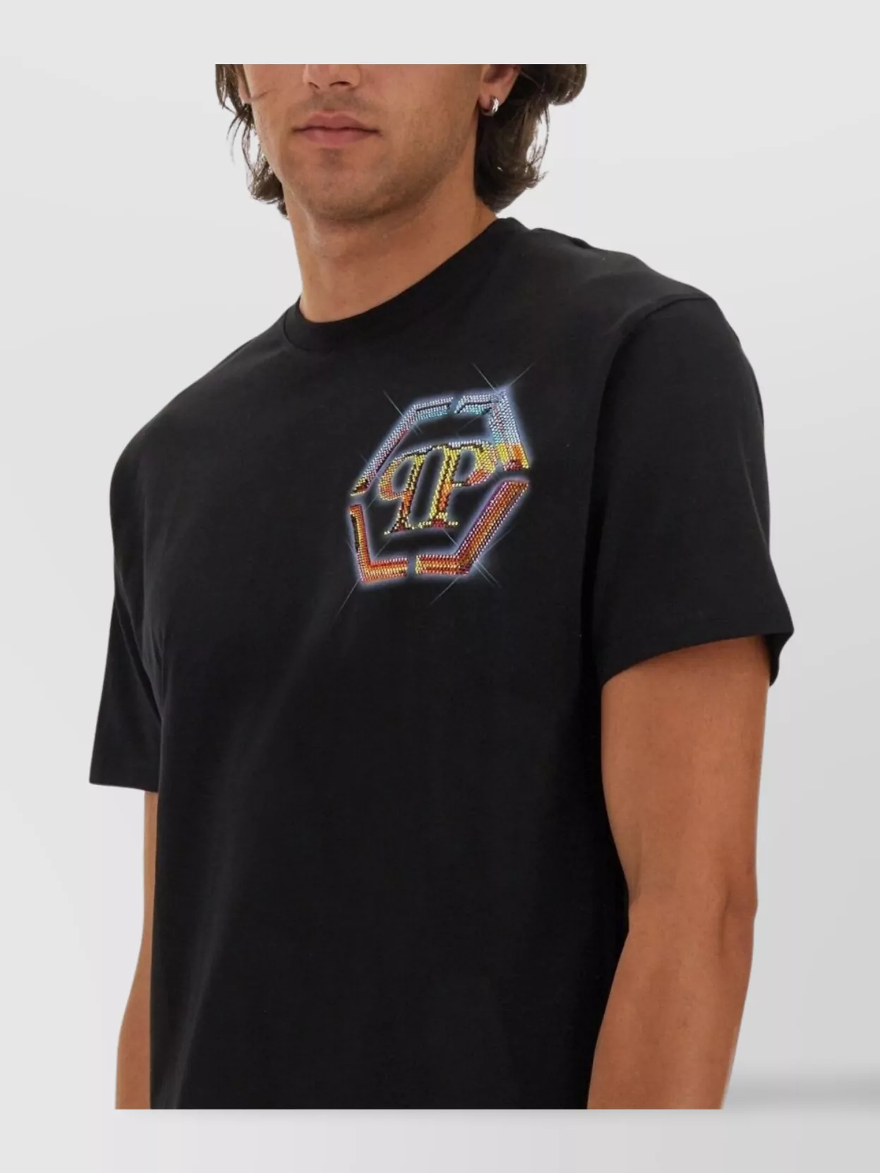 Philipp Plein Graphic Print Crew Neck T-Shirt