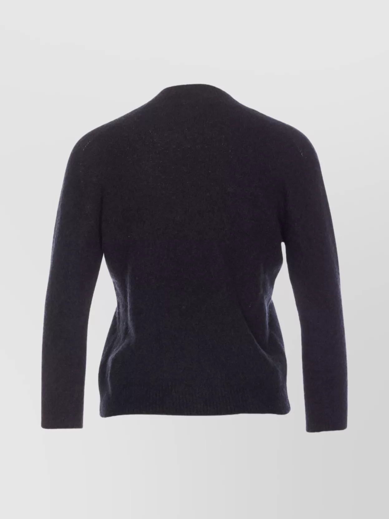 Roberto Collina Ribbed Hem Long Sleeve Crewneck Sweater