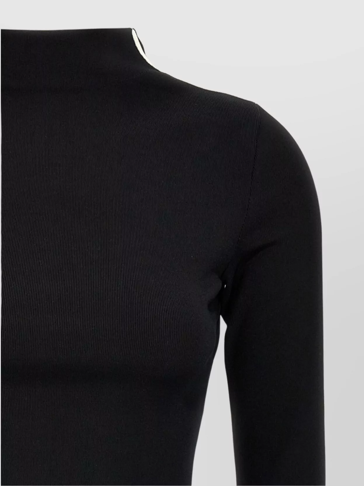 Sportmax Sleeveless Top With Contrast Trim And Cut-out Detailing