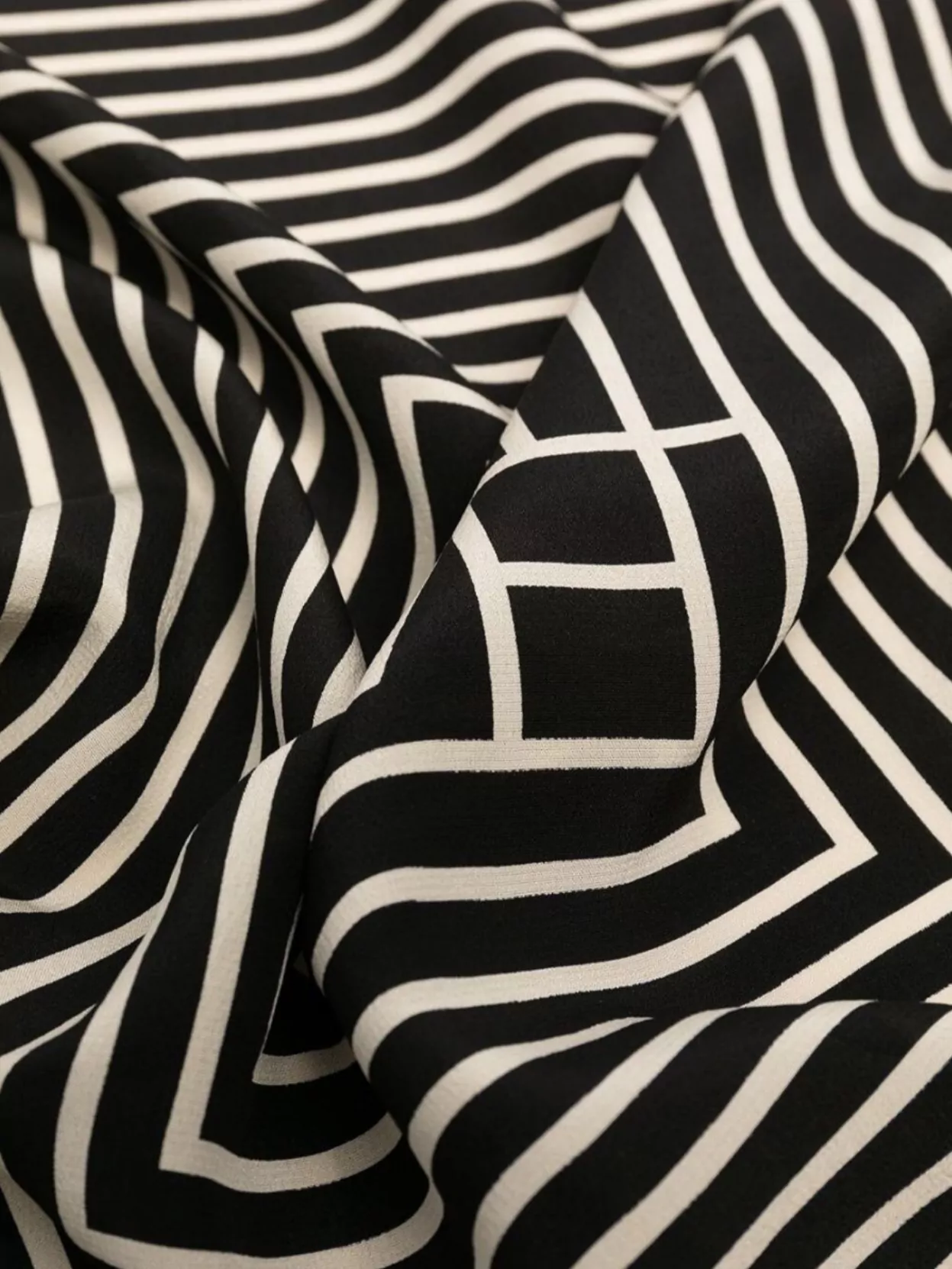 Totême Silk Scarf With Geometric Pattern And Stripe Print