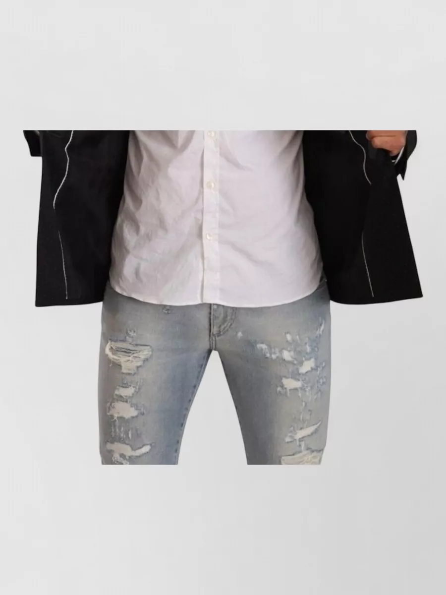 Dolce&Gabbana Virgin Wool Dotted Double-Breasted Blazer