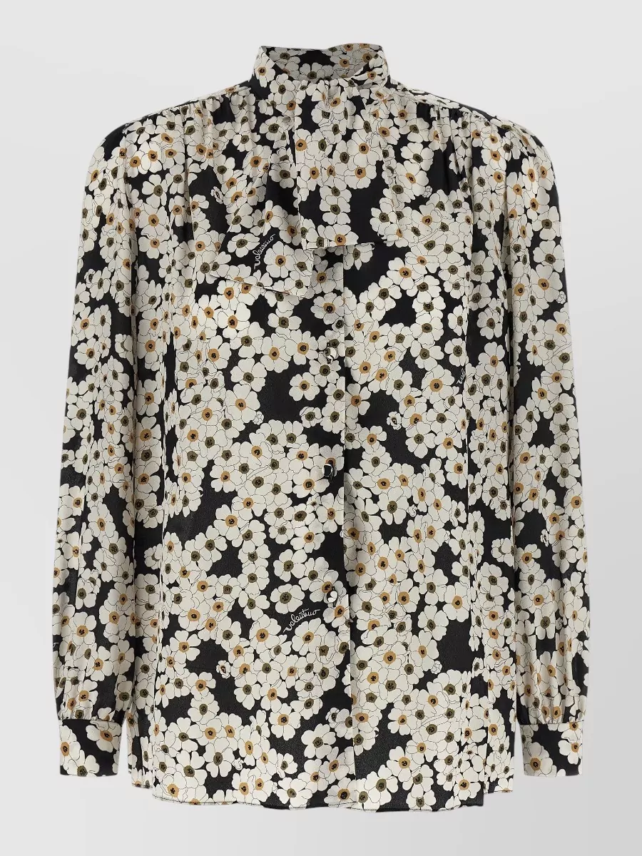 Valentino Garavani silk printed blouse
