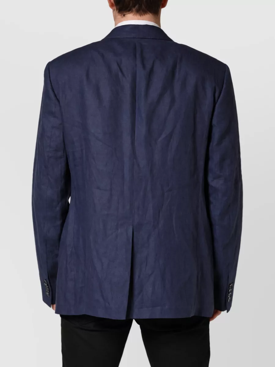 Dolce&Gabbana Linen Single Breasted Suit Jacket