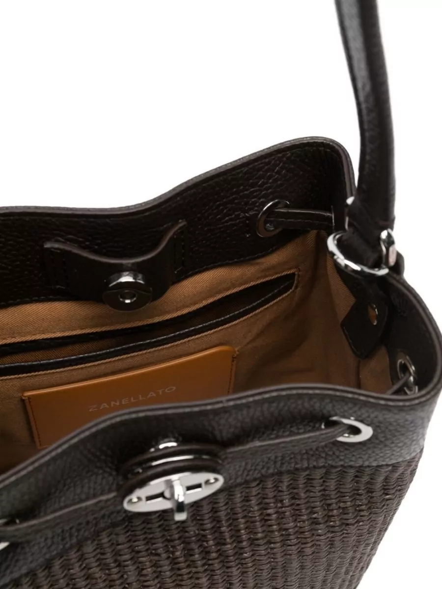 Zanellato Calf Leather Bucket Bag
