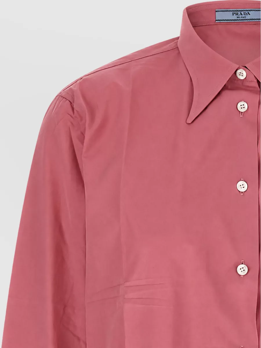 Prada Poplin Oversized Shirt