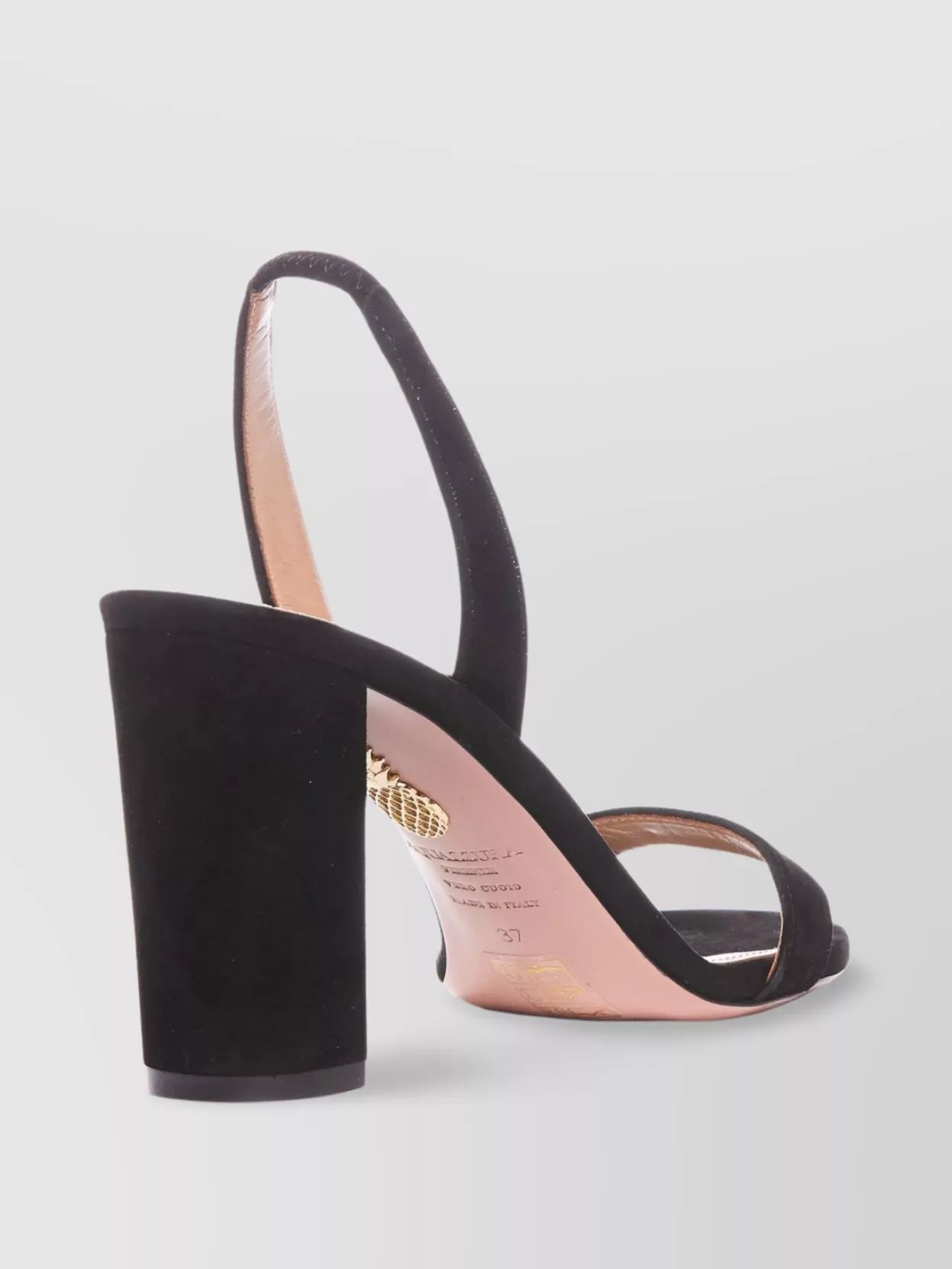 Aquazzura So Nude 85 Leather Slingback Sandals