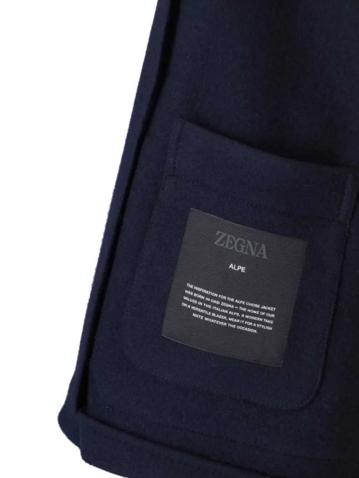 Zegna Relaxed Fit Jacket With Collar And Pockets