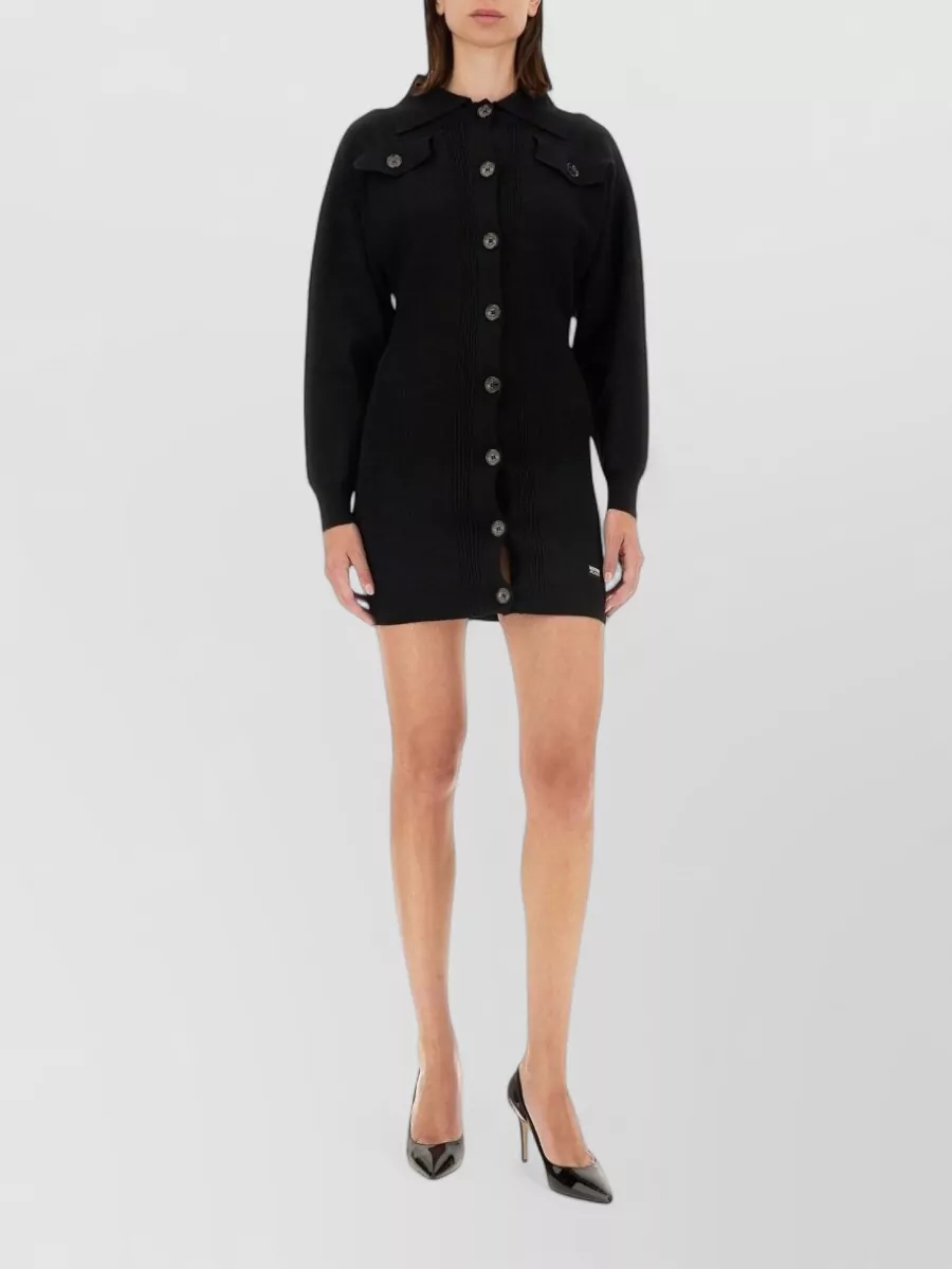 Moschino slim-fit knit mini dress
