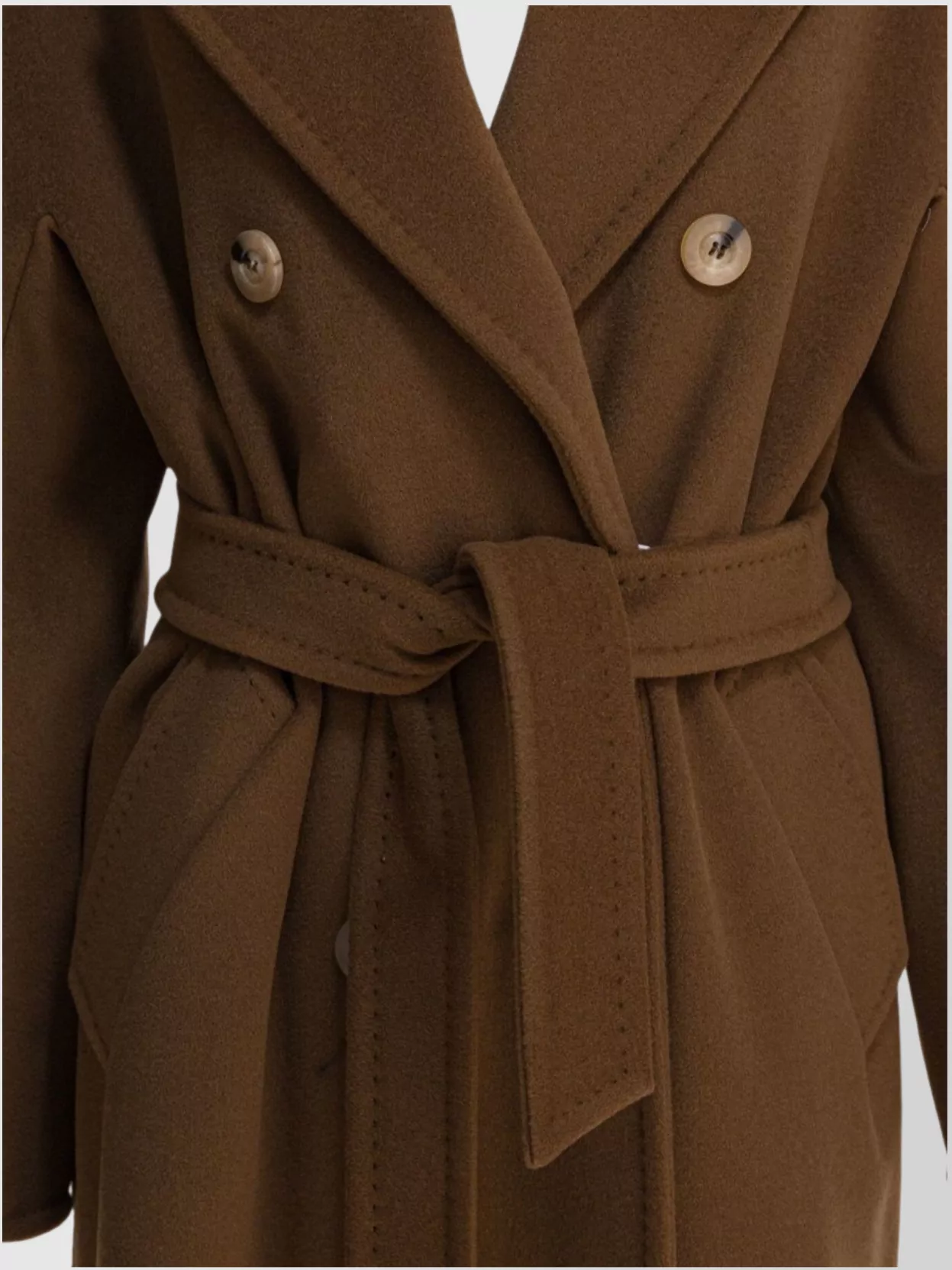 Max Mara Long Belted Double-Breasted Coat