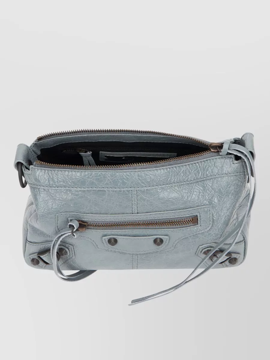 Balenciaga Le City Mini Leather Cross-Body Bag