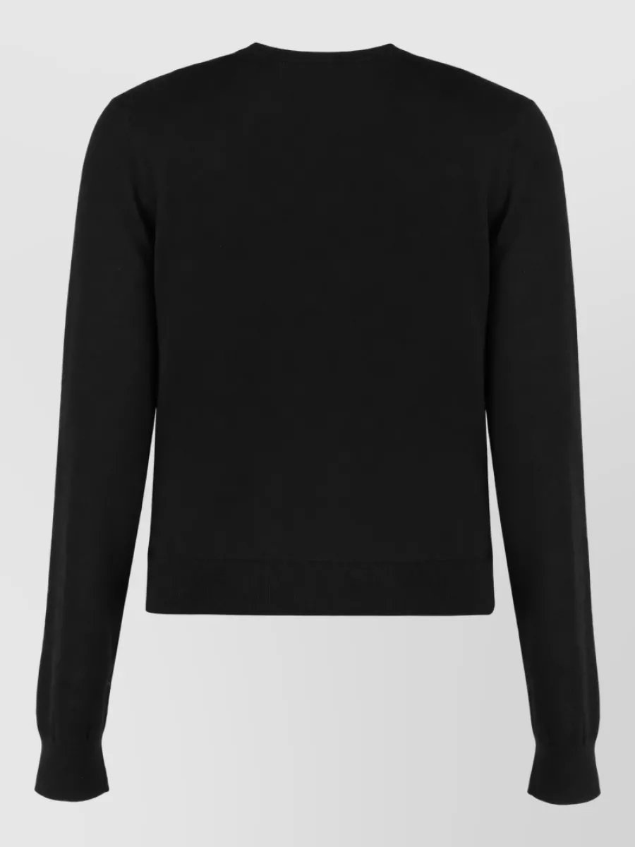 Polo Ralph Lauren Wool Long-Sleeve Round-Neck Cardigan
