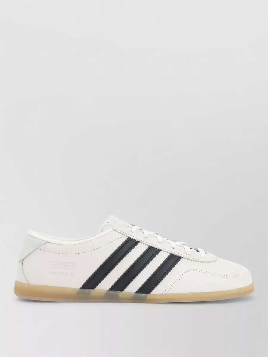 Adidas Gazelle Low Profile Sneakers Contrast Stripes Rubber
