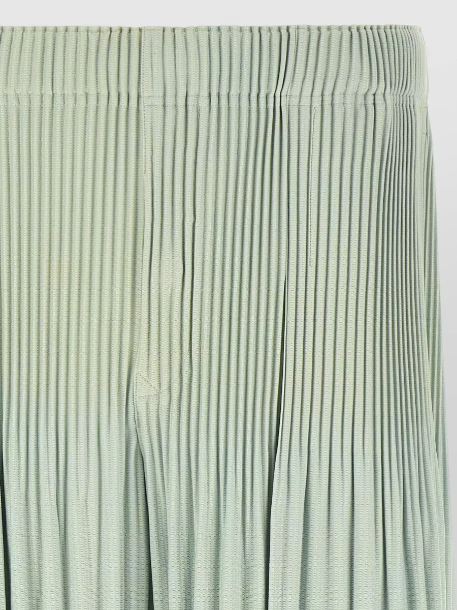 Homme Plisse Issey Miyake Pleated Wide-Leg Bermuda Shorts
