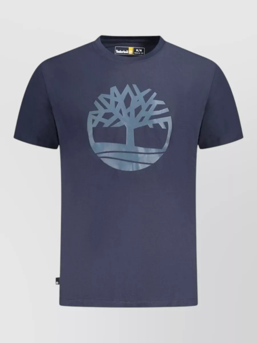 Timberland cotton logo-embossed t-shirt
