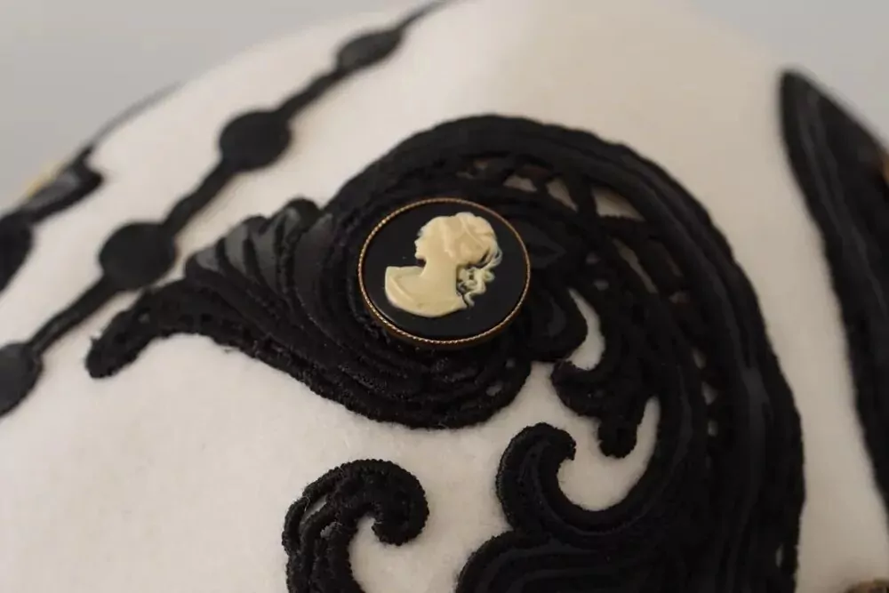 Dolce&Gabbana Wool Embroidered Fedora Hat