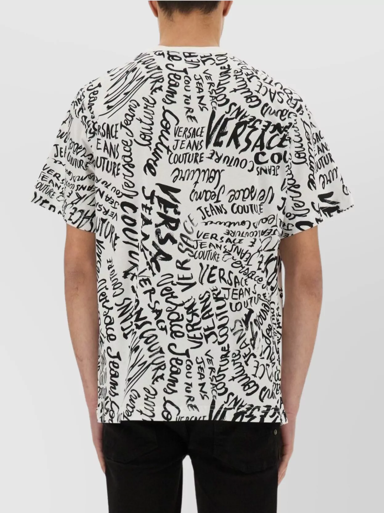 Versace Jeans Couture Logo print crew neck t-shirt | The