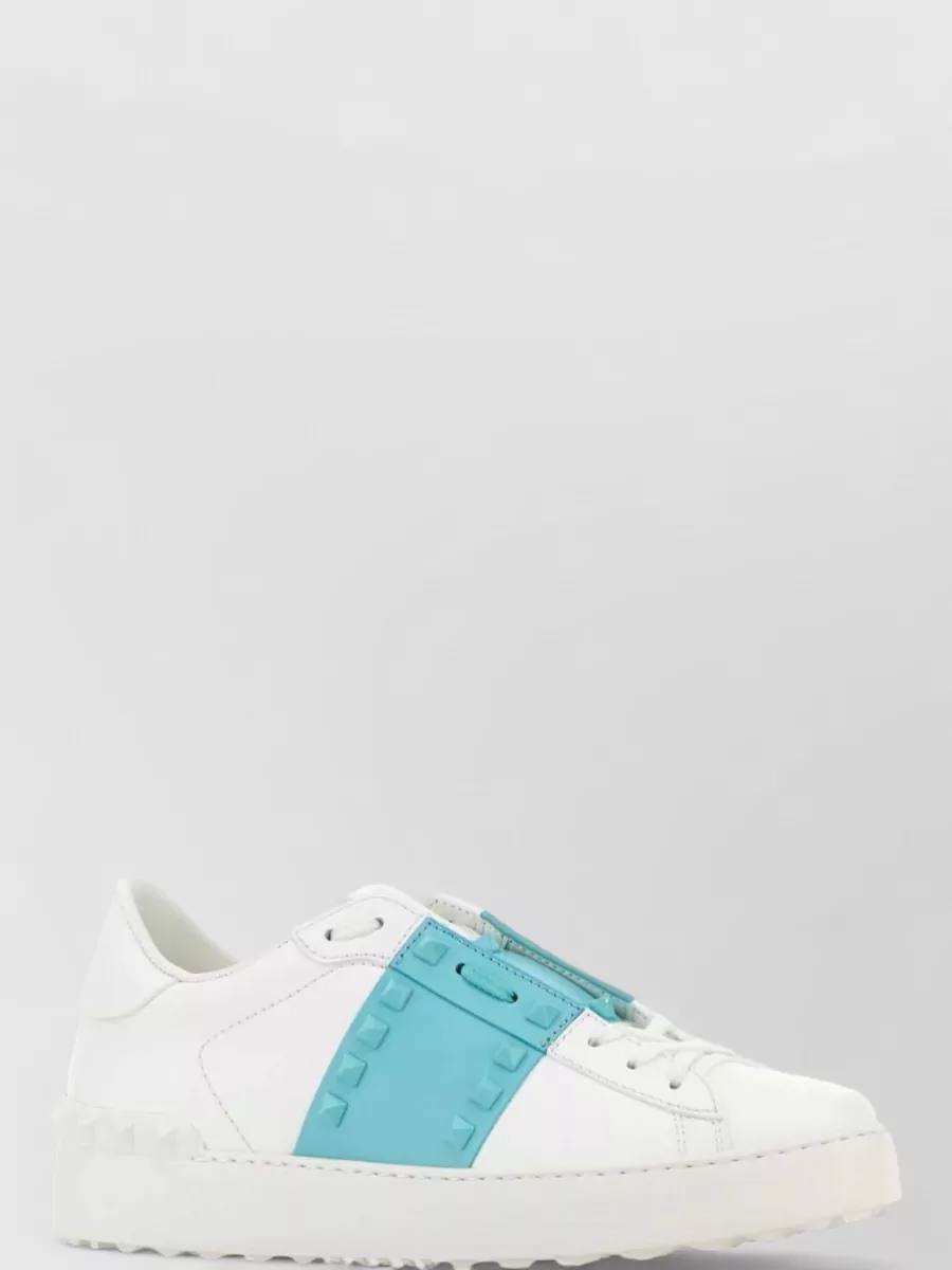 Valentino Garavani leather rockstud sneakers