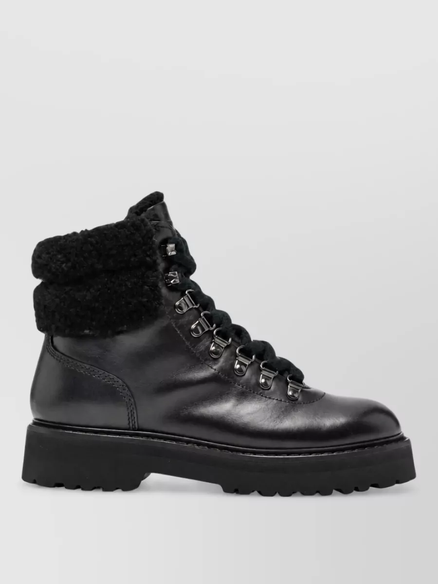 Woolrich Leather Hiking Lace-Up Boots