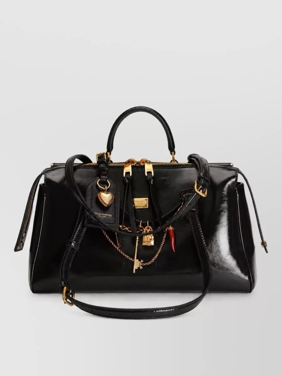 Dolce&Gabbana Vittoria Leather Shoulder Bag