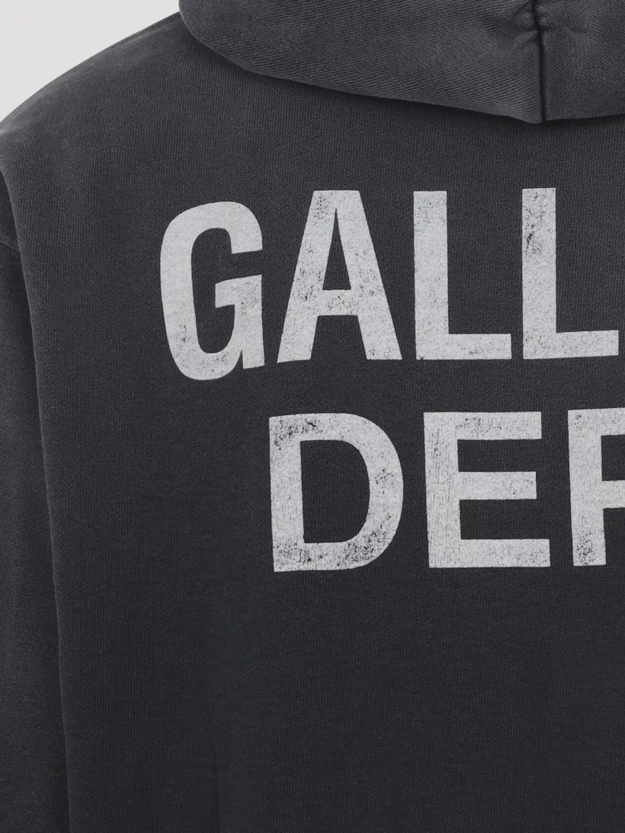 Gallery Dept. Paint Logo Hoodie Drawstring Hood Pocket