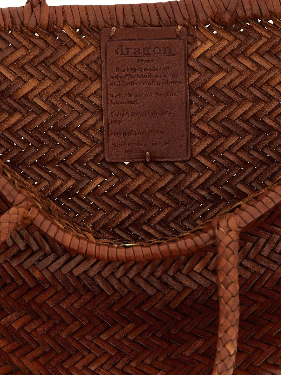 Dragon Diffusion Bamboo Triple Jump Big Leather Beach Bag