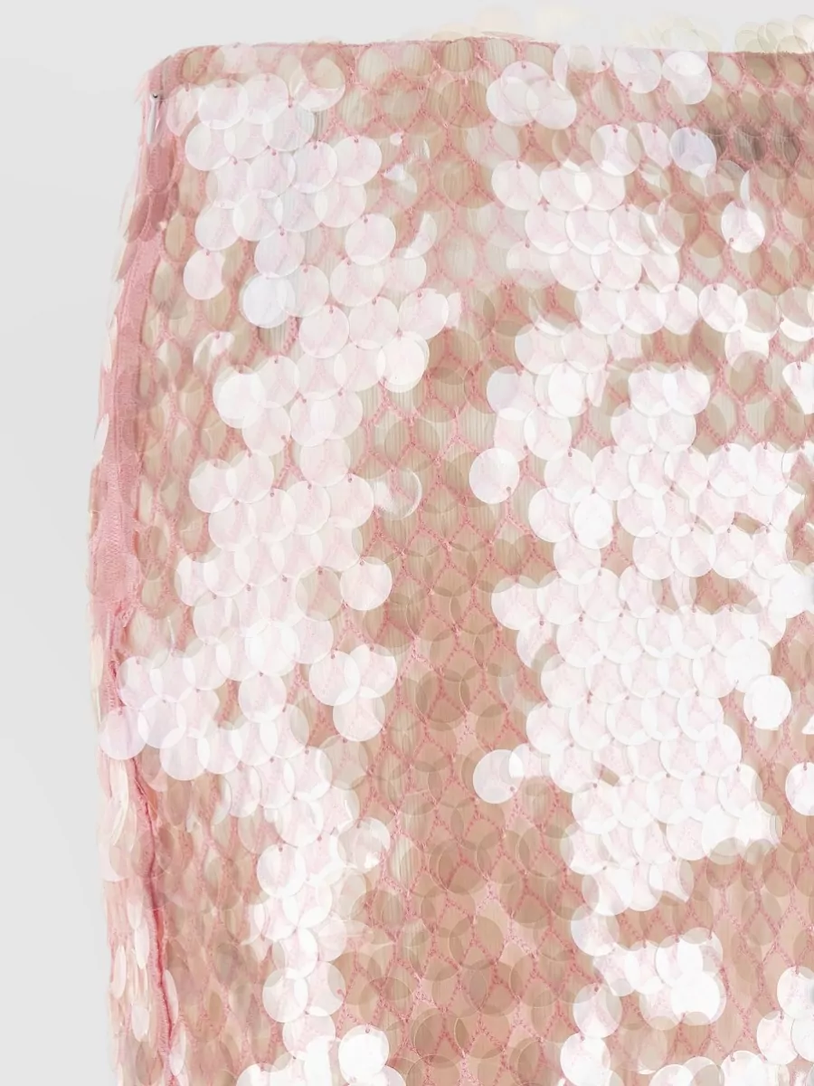 Tory Burch Sequin Maxi Fitted Skirt