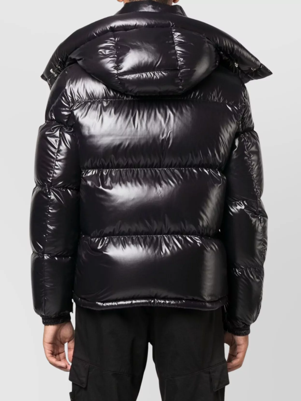 Moncler Glossy Hooded Quilted Jacket