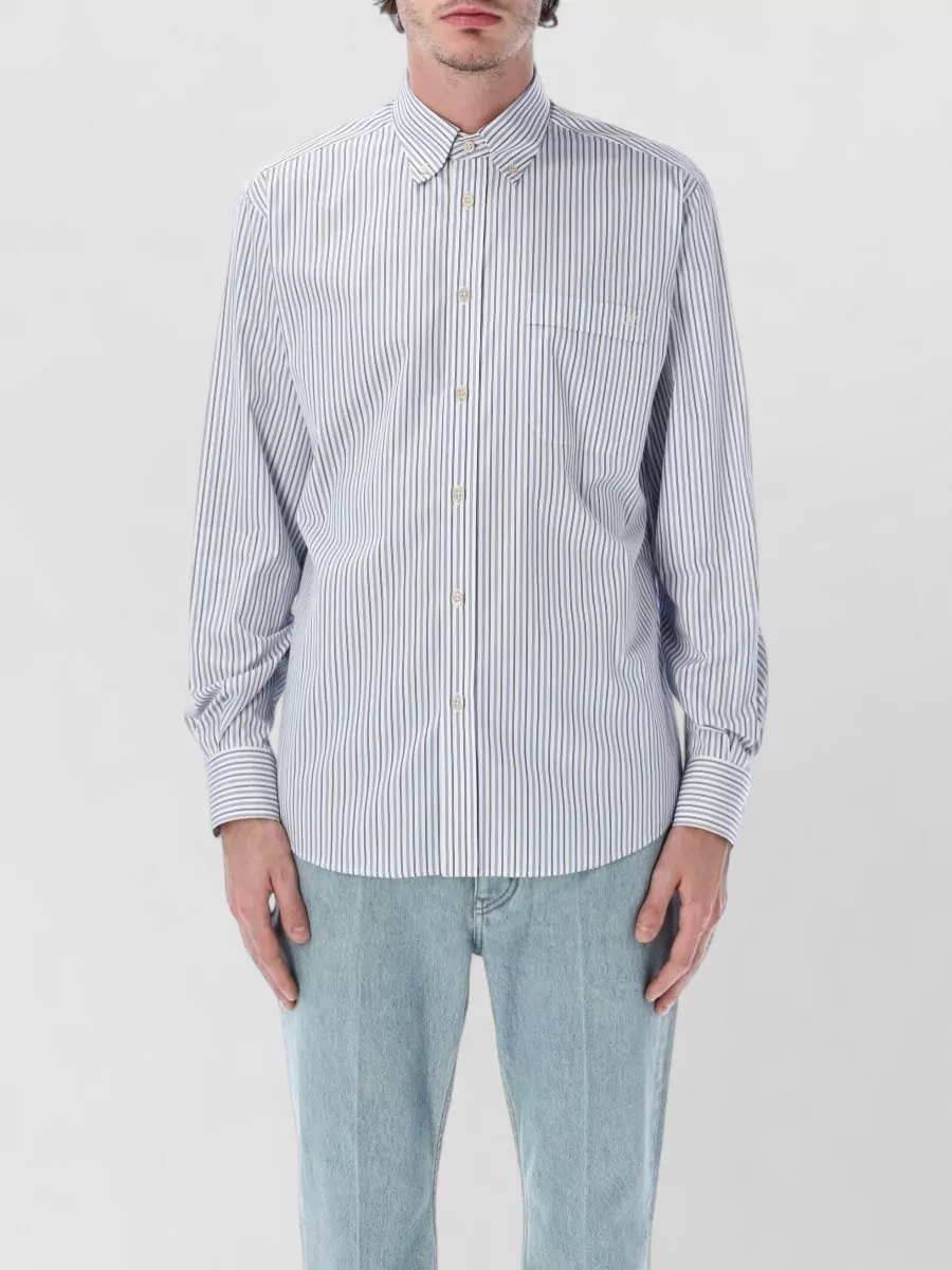 Valentino Garavani Striped regular-fit button-down cotton shirt