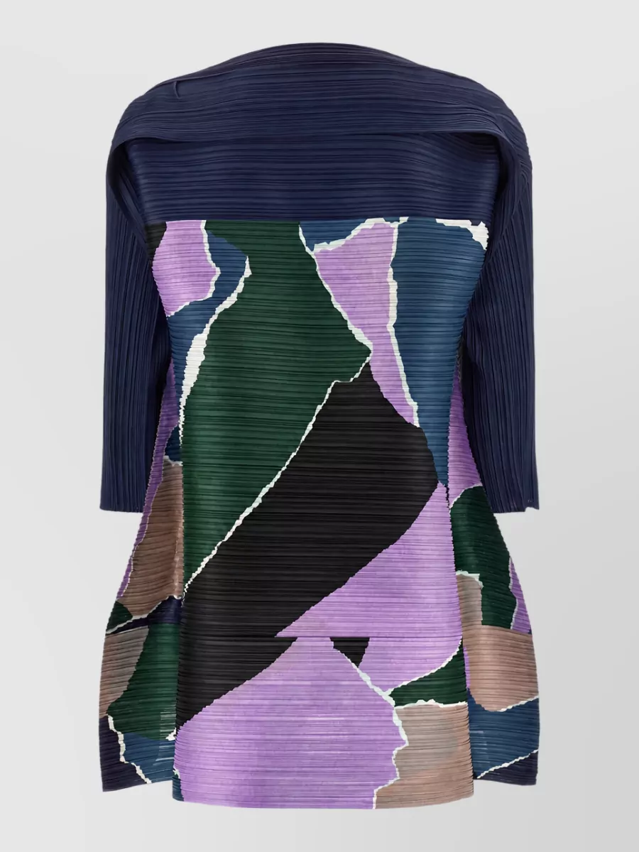Pleats Please Issey Miyake Pleated Blouse