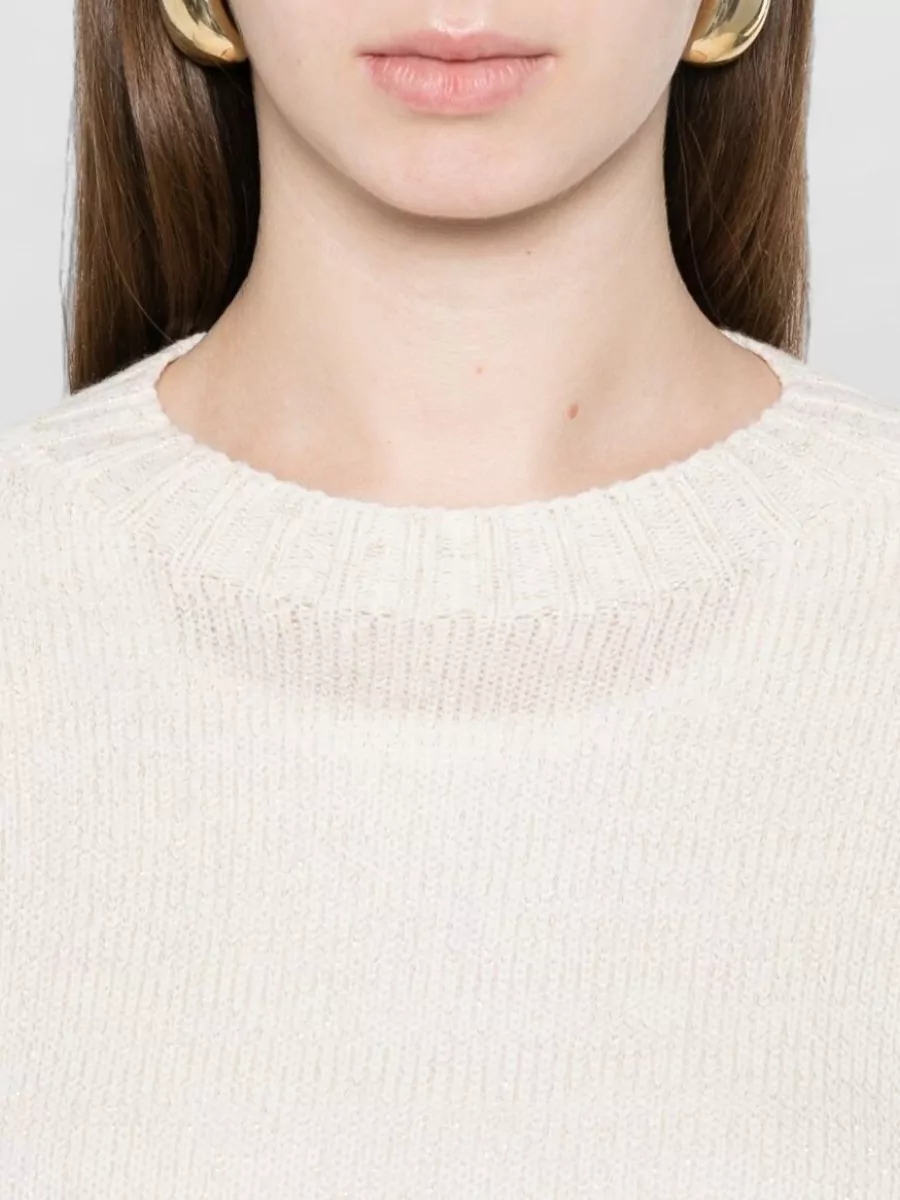 Fabiana Filippi Cozy Knit Sweater Featuring Dropped Shoulders