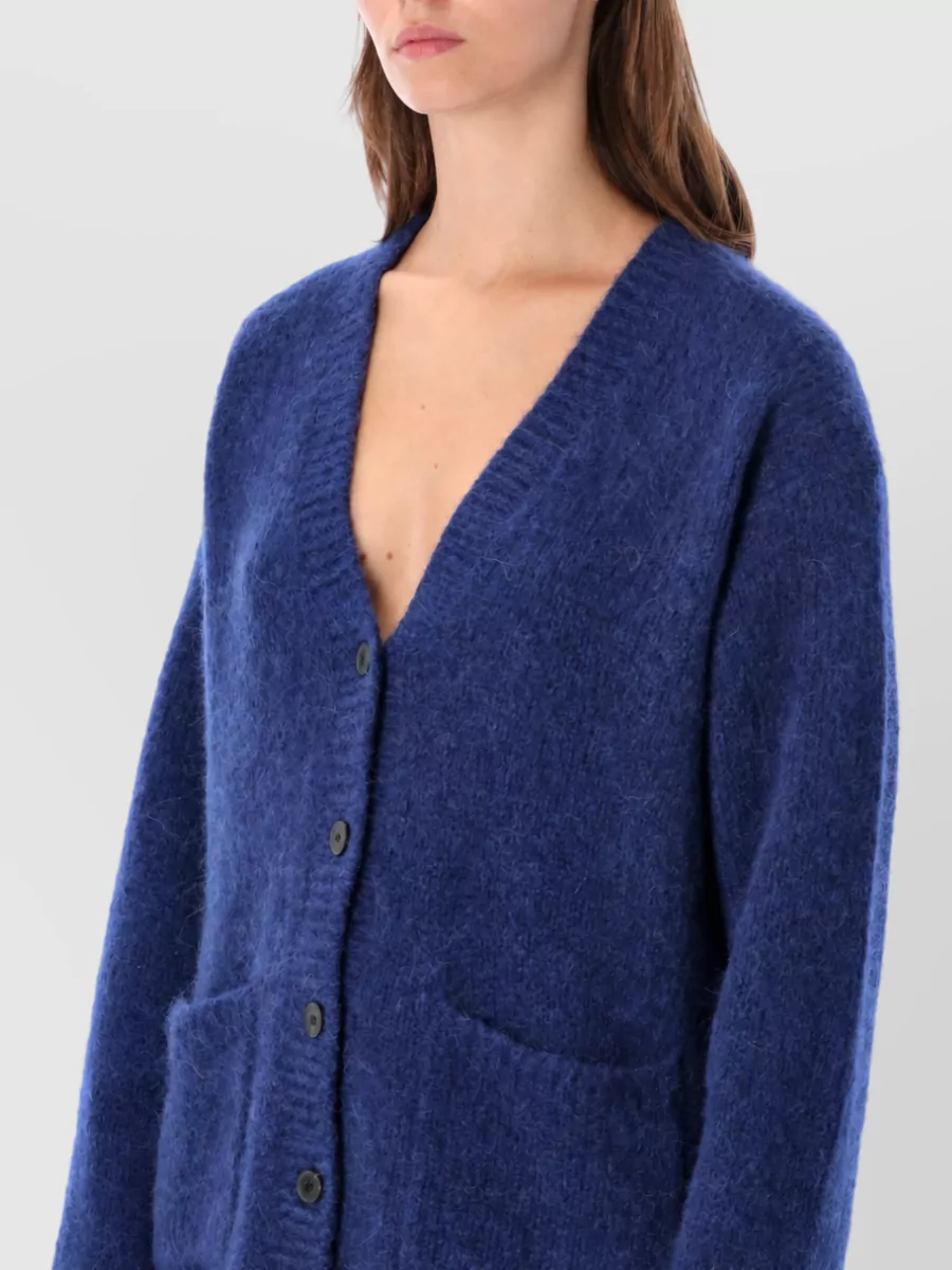 Dries Van Noten Alpaca Merino Wool Cardigan